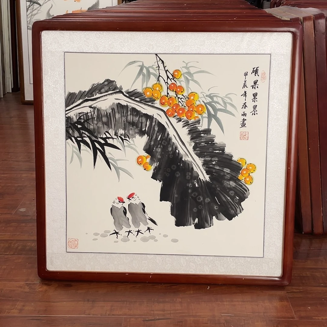 国画带框尺寸63*63厘米