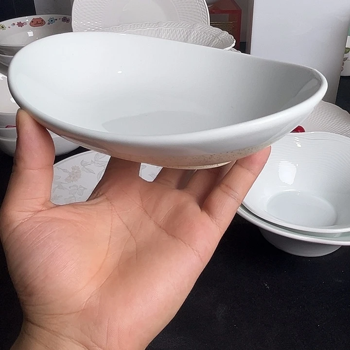 8寸双色鸭蛋碗陶瓷