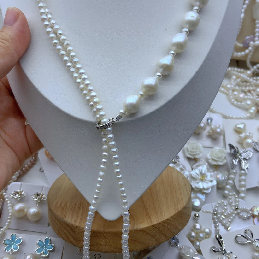 未镶嵌淡水珍珠耳饰