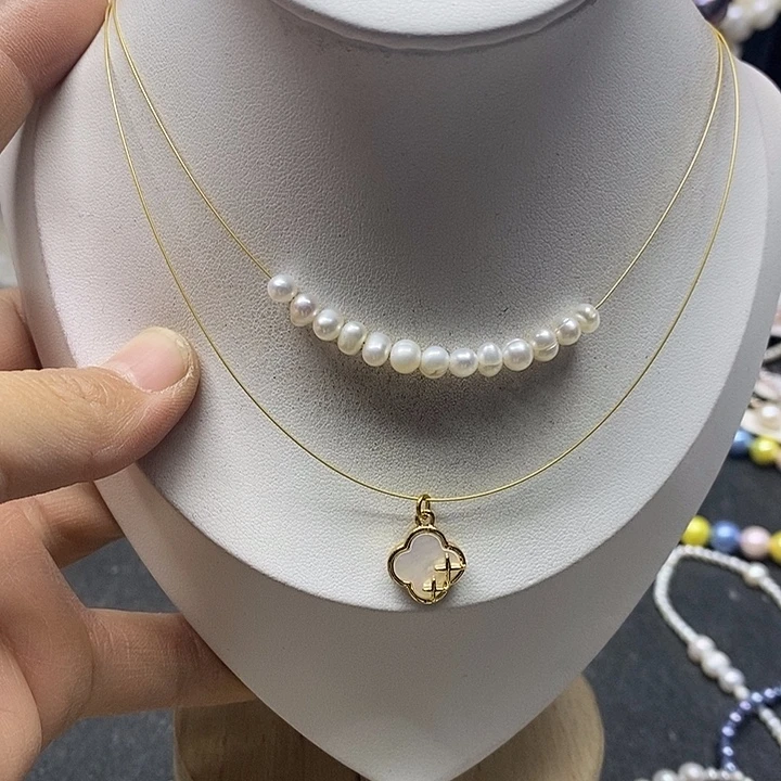 淡水珍珠未镶嵌吊坠(赠链)
