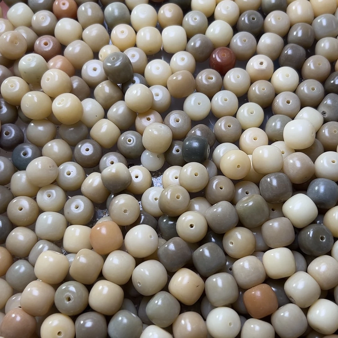 菩提根/象牙果吊坠微瑕14原色桶60颗