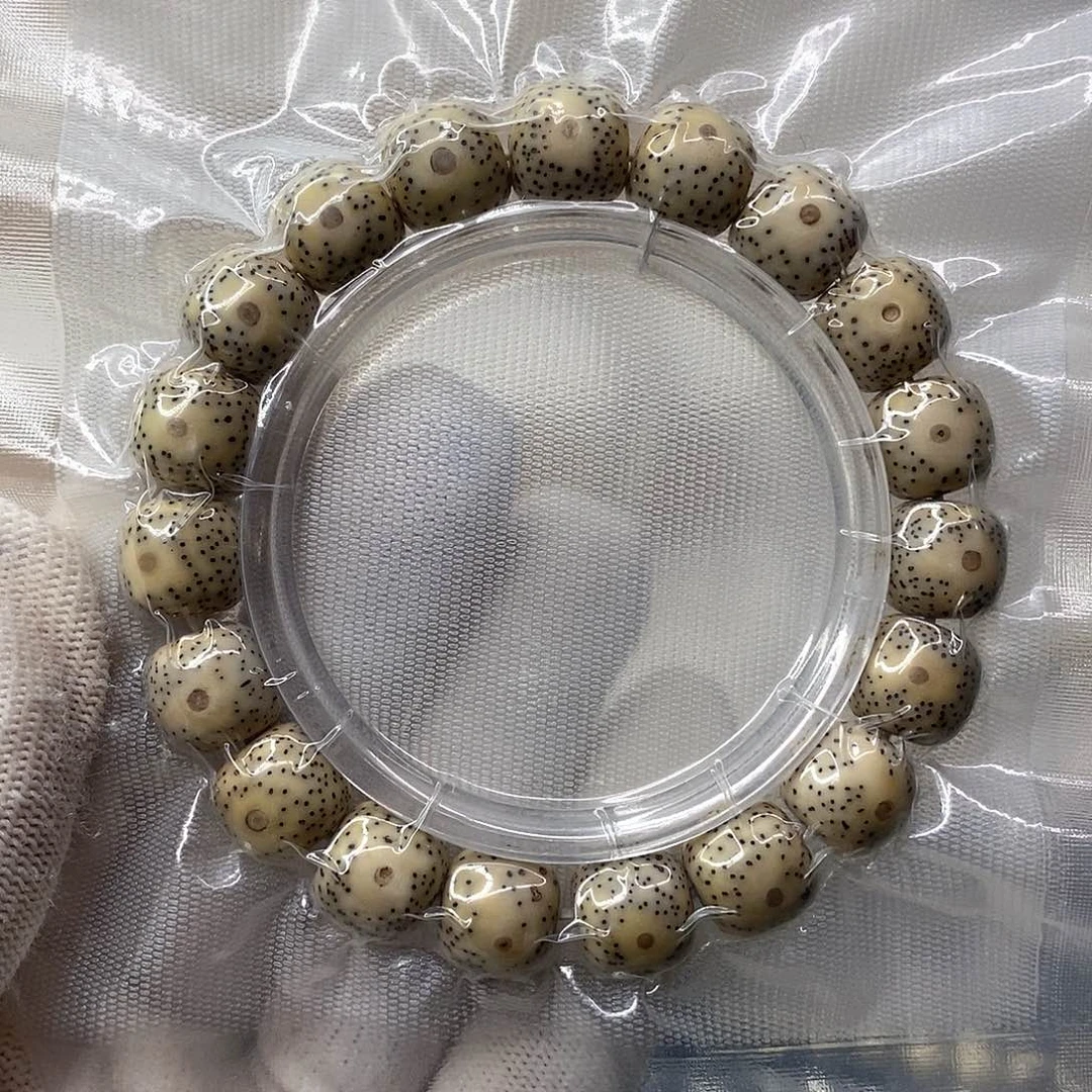 吊坠星月菩提石玉大眼单圈12