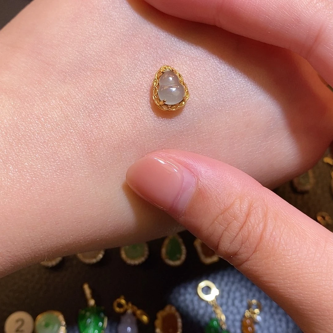 翡翠银S925镶嵌颈饰