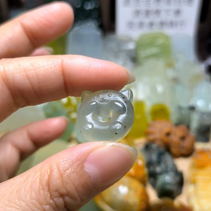 岫玉吊坠(不含链)未镶嵌