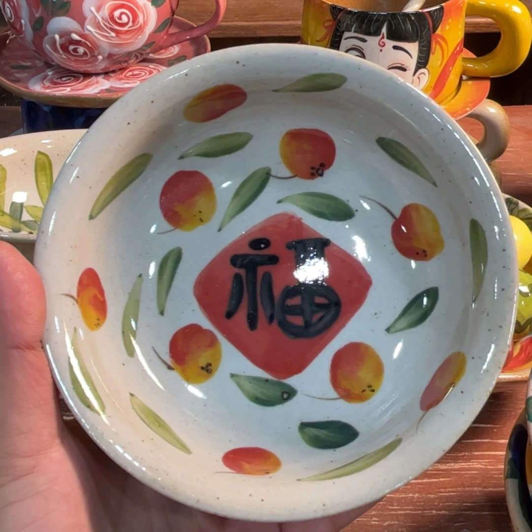 瓷片红红火火过大年