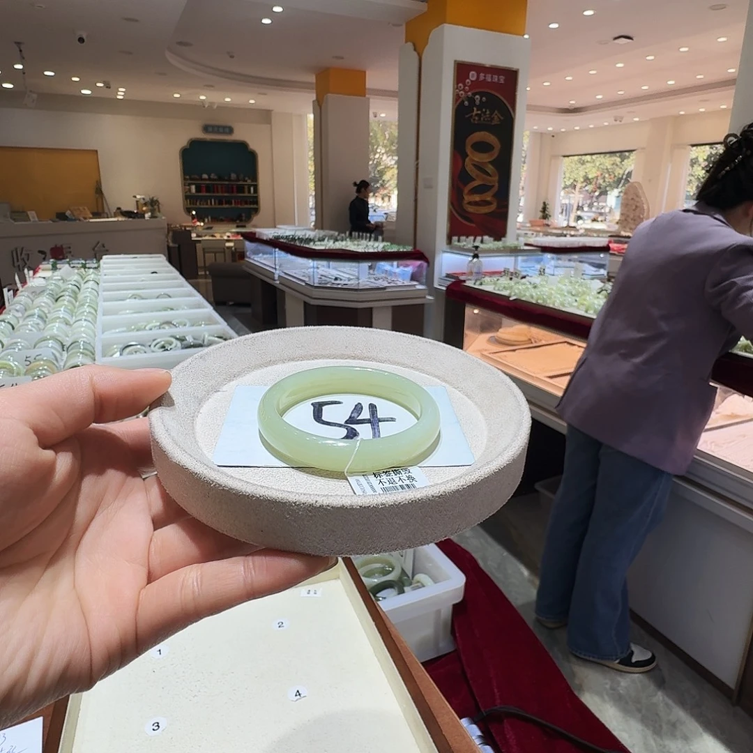 和田玉未镶嵌手镯03