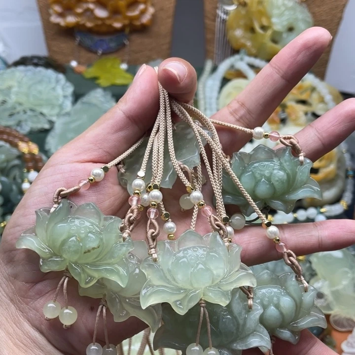 未镶嵌蛇纹石玉项链
