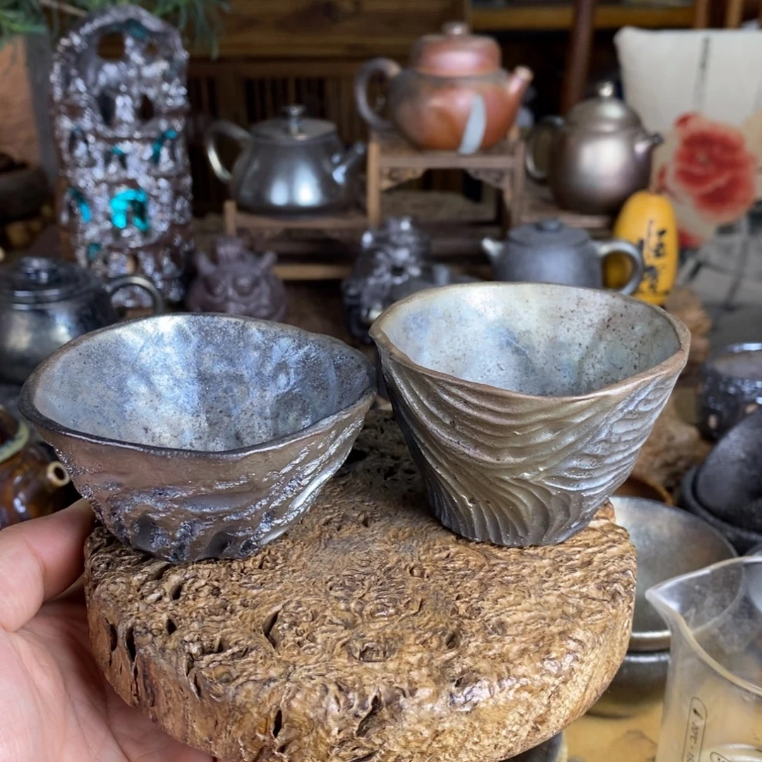建水紫陶全手工纯柴烧茶器，0019