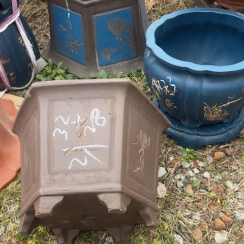 紫砂花盆紫砂花盆盆景盆栽