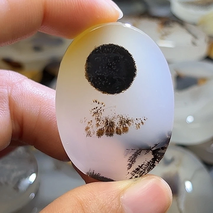 未镶嵌玛瑙/玉髓珠宝半成品