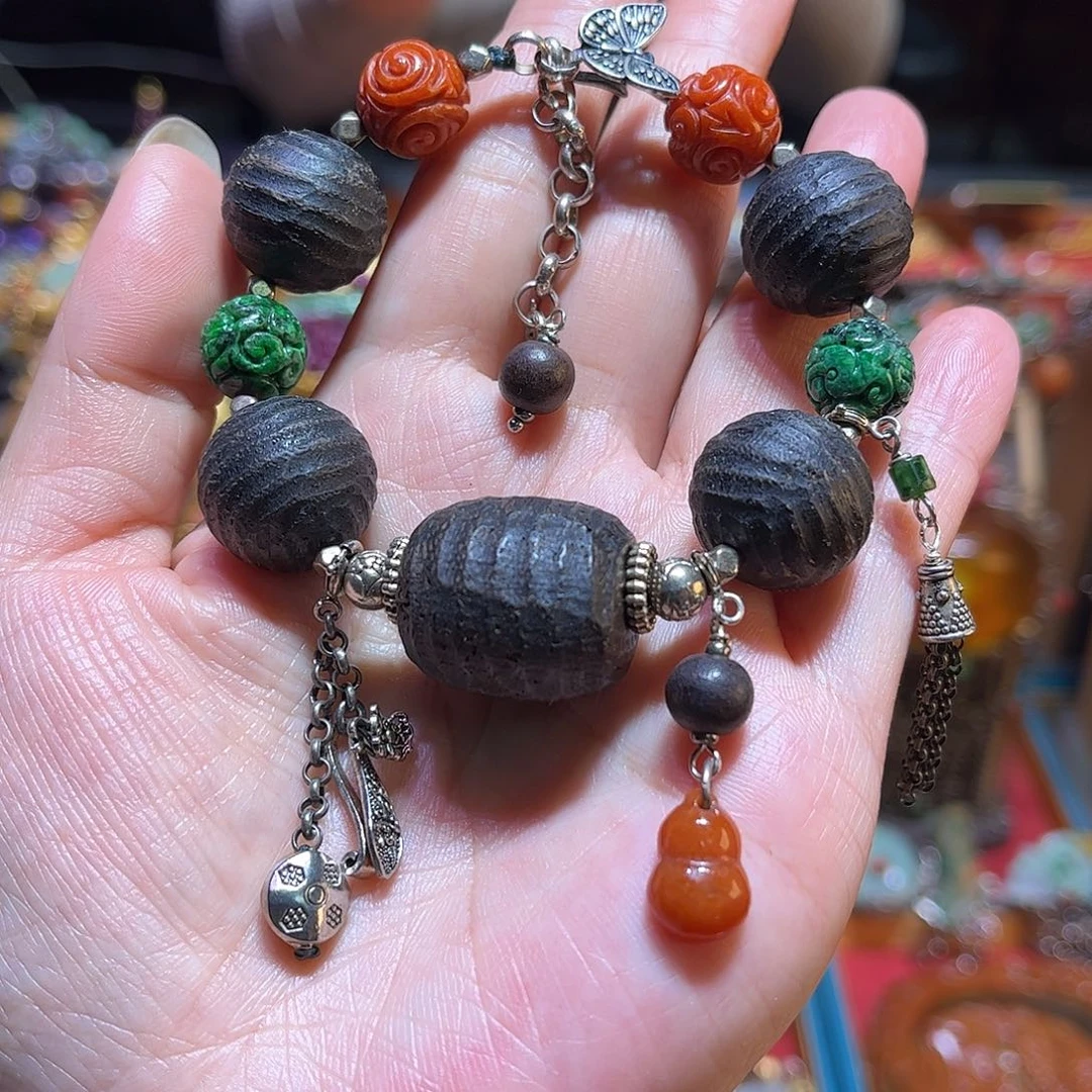 翡翠未镶嵌手链福利款翡翠多宝手链