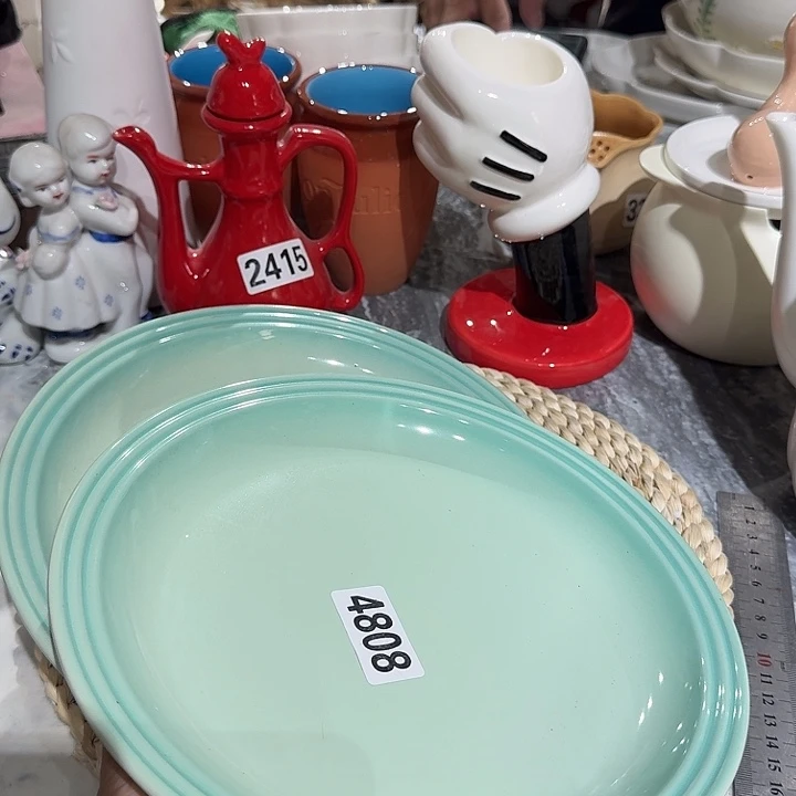 瓷片微瑕陶瓷介意慎拍4808