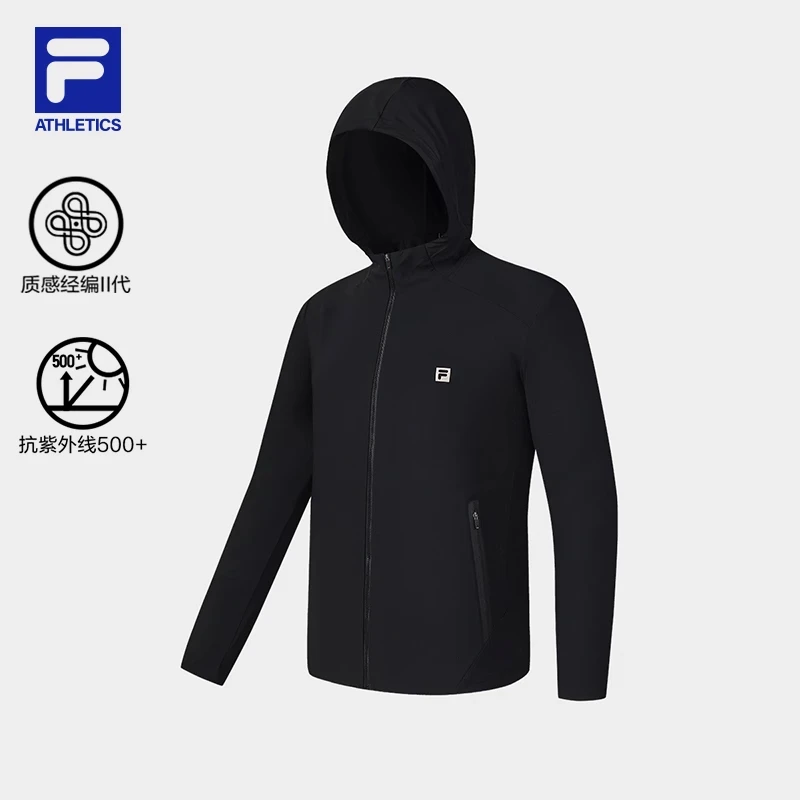 【质感经编II】斐乐正品夏新款男速干外套防晒运动上衣A11M531501F