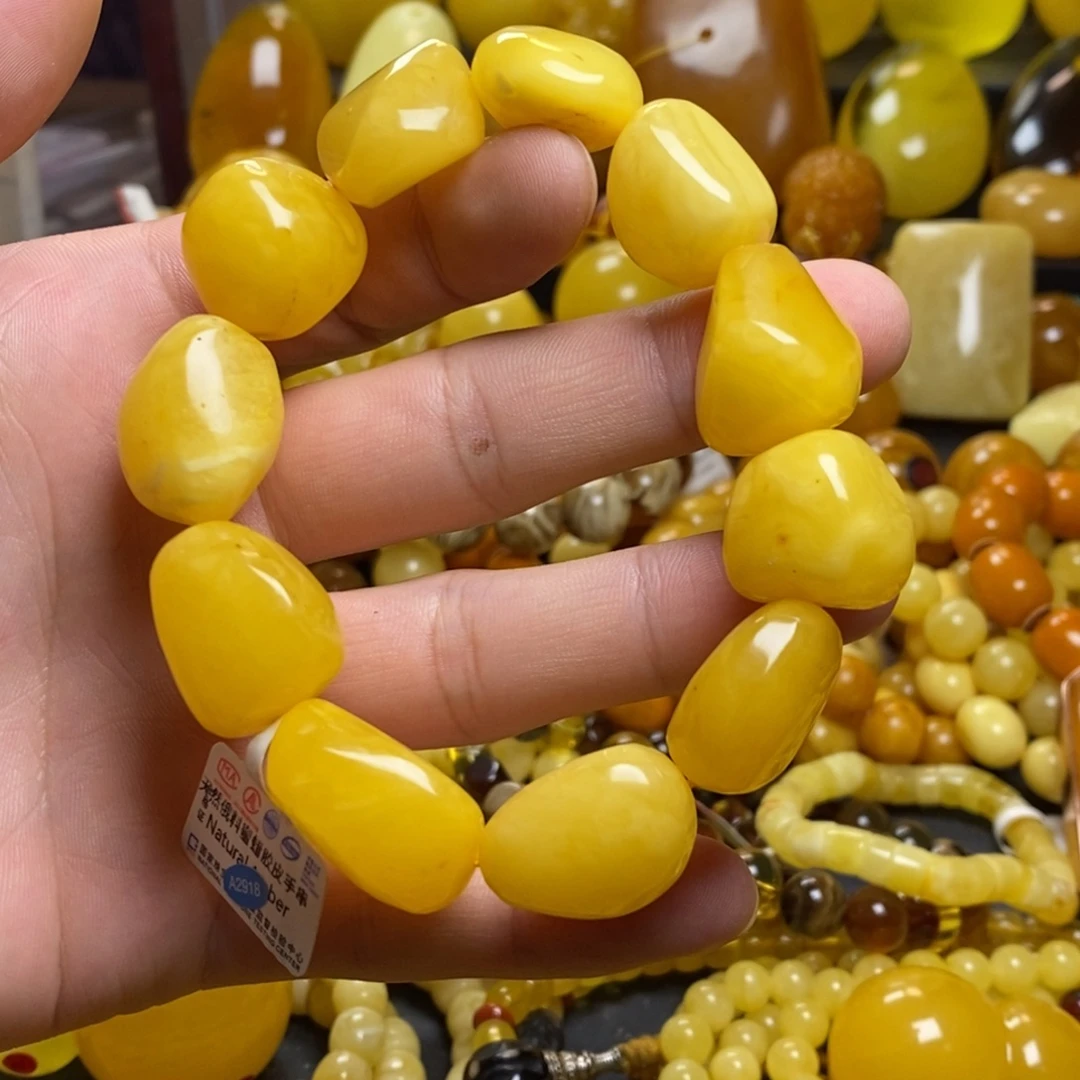 琥珀未镶嵌裸石蜜蜡