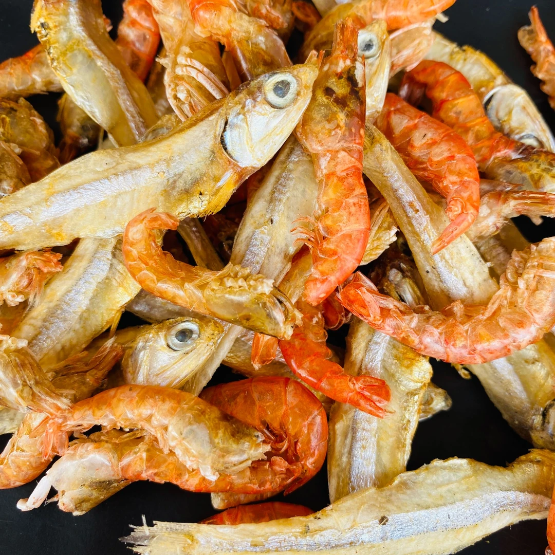 【腾辉水产】茂名博贺港鱼(一斤）虾烩杂海产干货淡干淡晒天然淡晒顺丰包邮