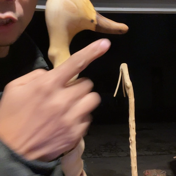 郭***新贵州火棘木手杖拐杖