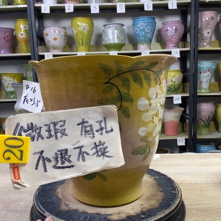 L***W景德镇高温陶瓷花盆