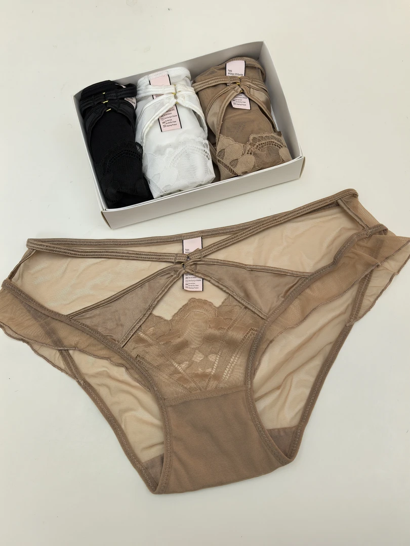 03033梦境芭蕾性感蕾丝镂空花边女士内裤《三条装》