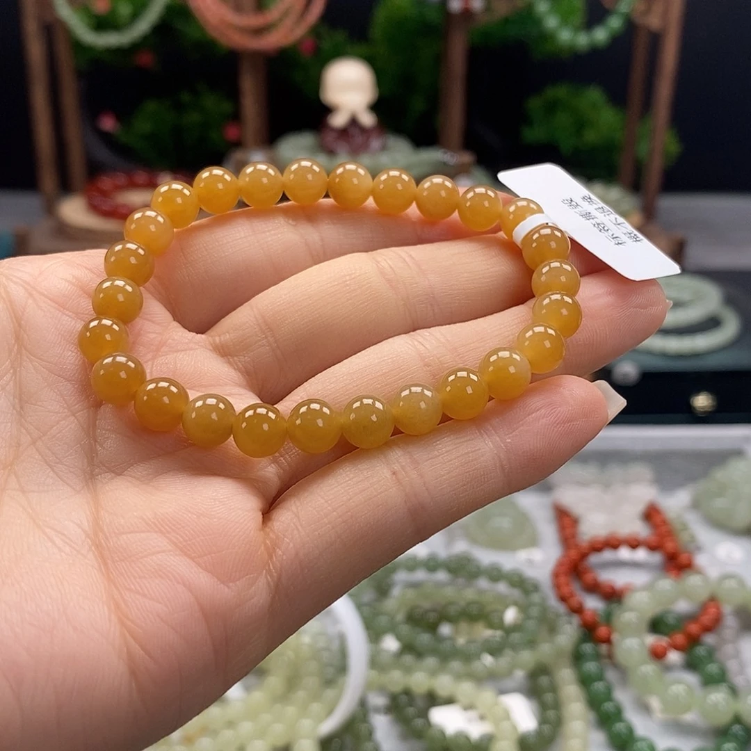 和田玉未镶嵌手链