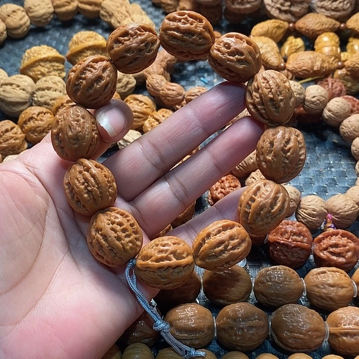 手串文玩核桃粗筋八棱