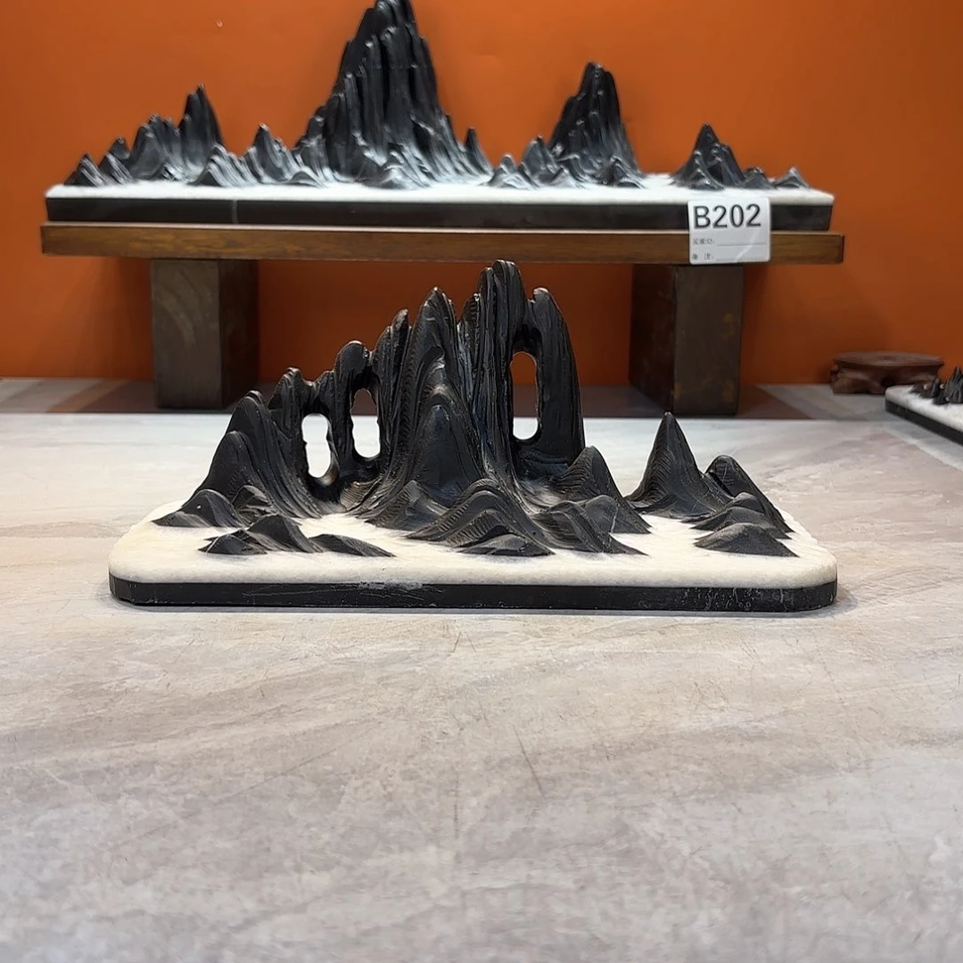 摆件十**爷灵璧石奇石摆件