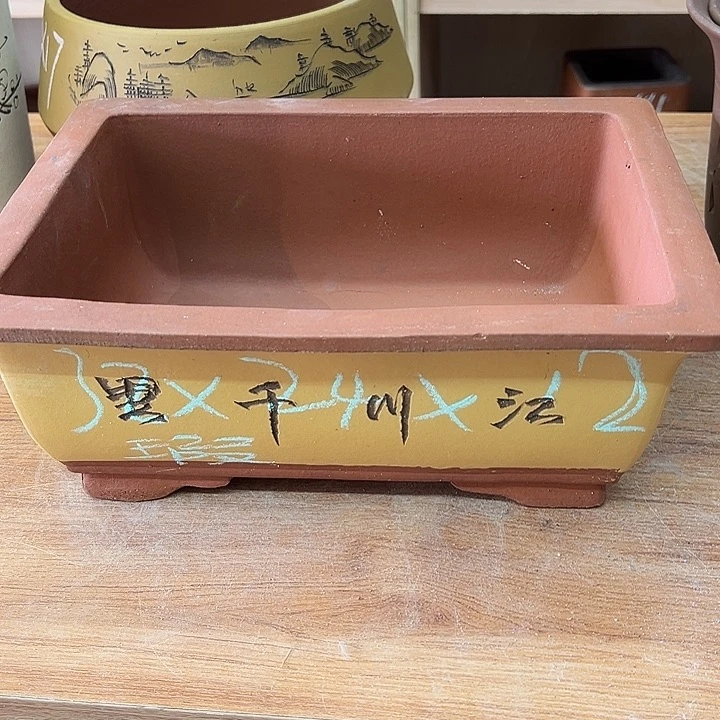 紫砂花盆，透气花盆