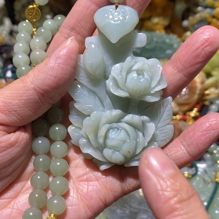 岫玉岫玉吊坠未镶嵌