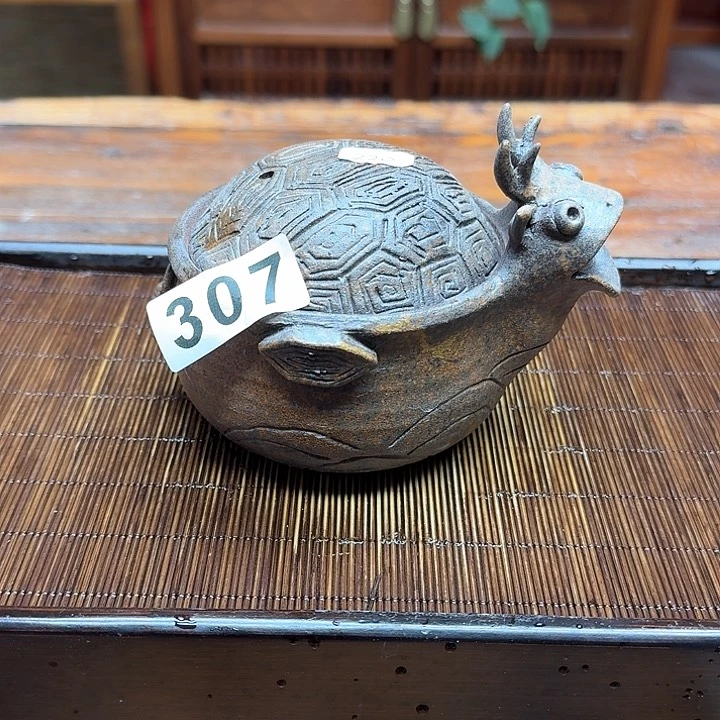 纯手工制作粗陶茶具