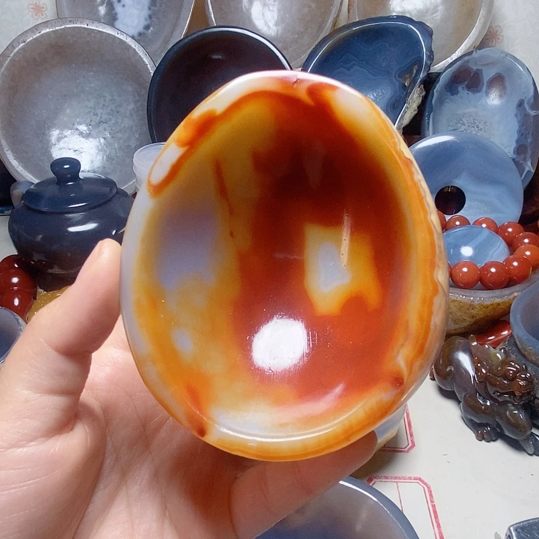 蓝***儿玛瑙/玉髓未镶嵌，