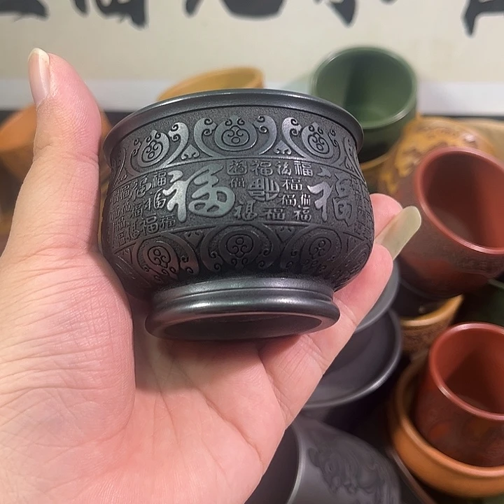 茶杯紫砂全手工紫砂主人杯
