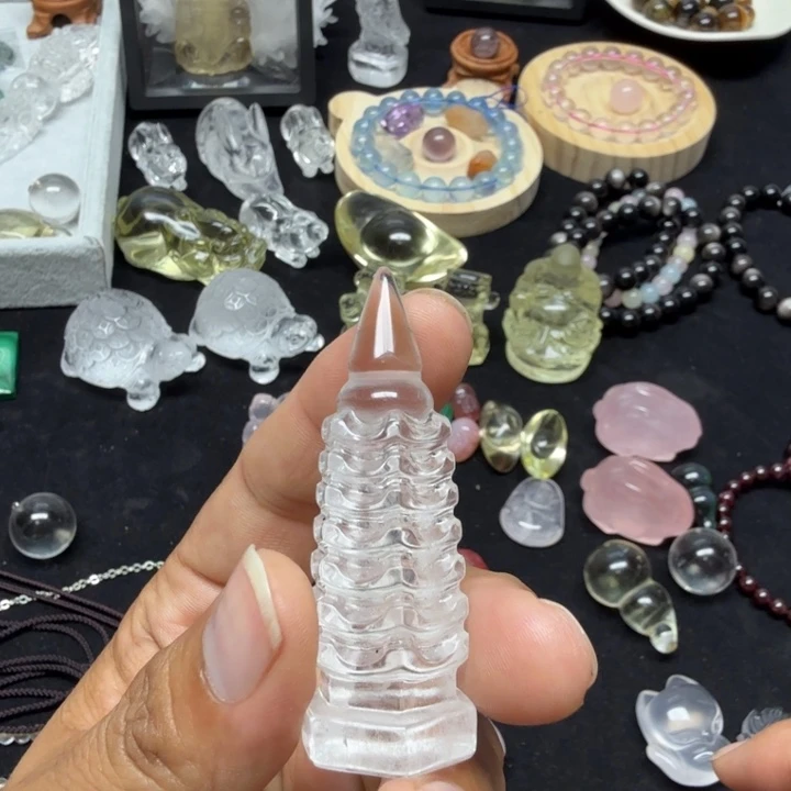 未镶嵌颈饰水晶水晶