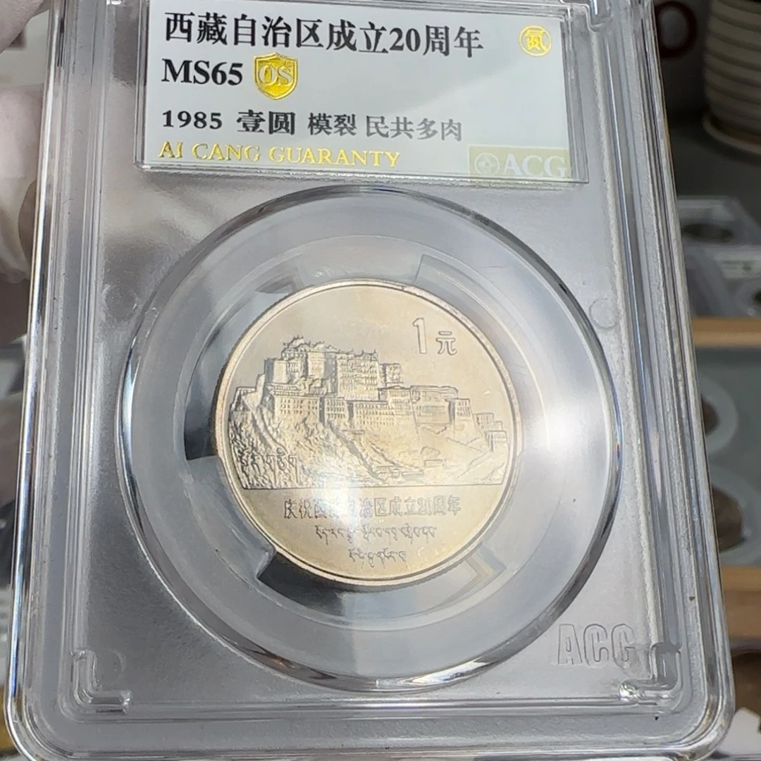 鑫***海西藏币评级65分，模裂民共多肉