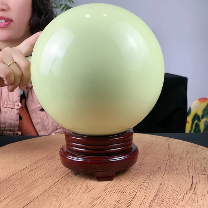 石材夜光球直径20带底座