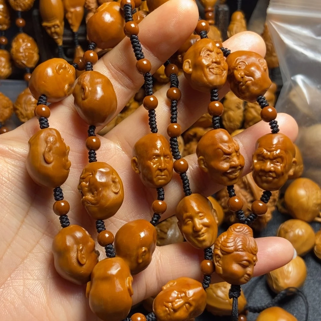 【闪购商品】手串/手链橄榄核罗汉脖挂