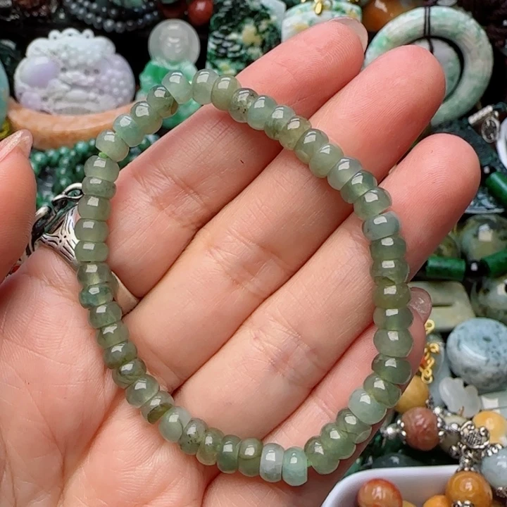 翡翠颈饰未镶嵌天然A货73