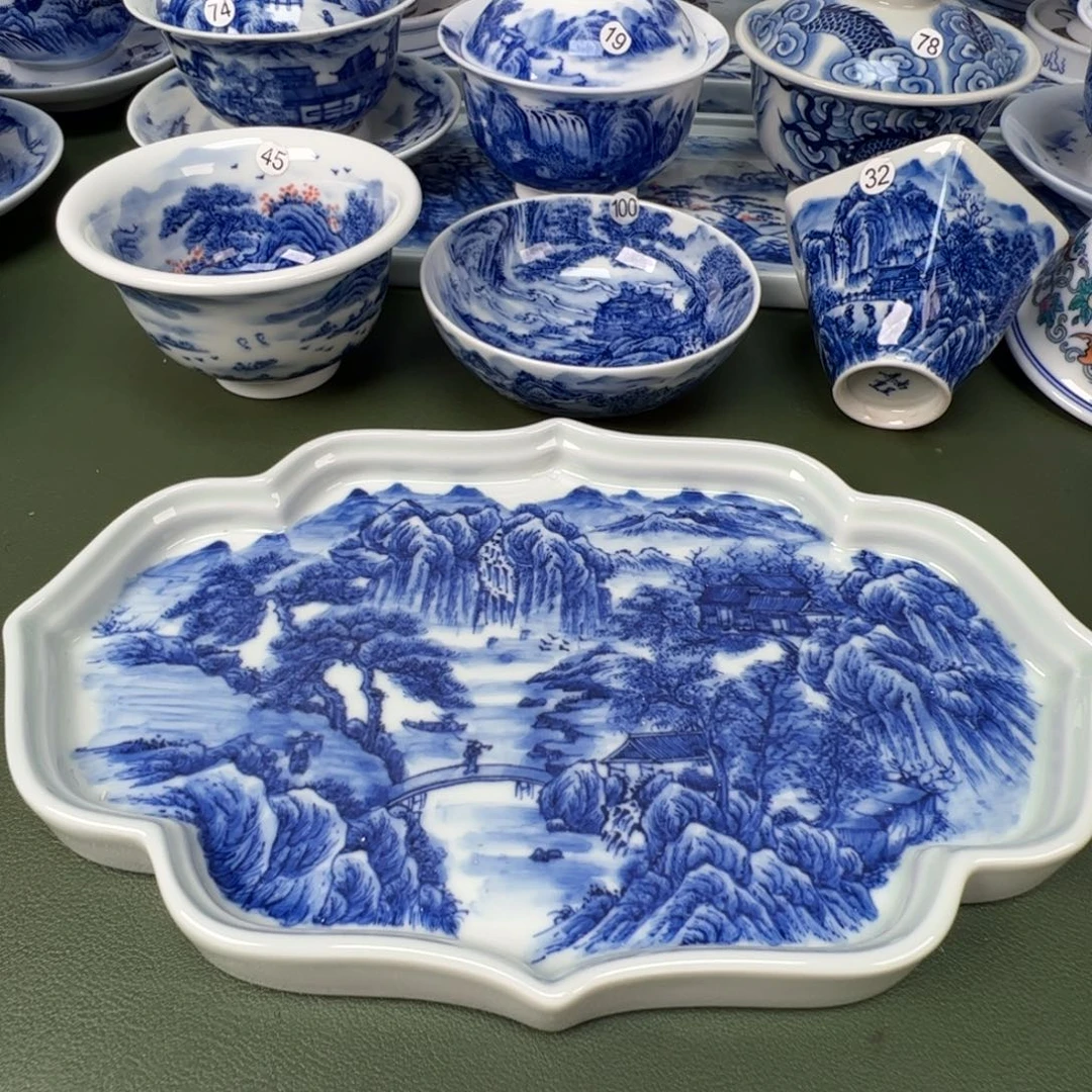 木木景德镇纯手工纯手绘茶具15