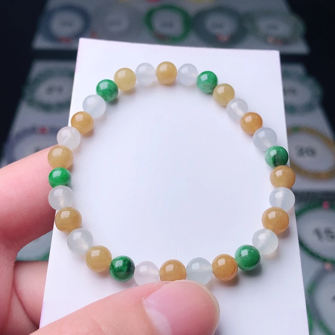 翡翠未镶嵌手链翡翠