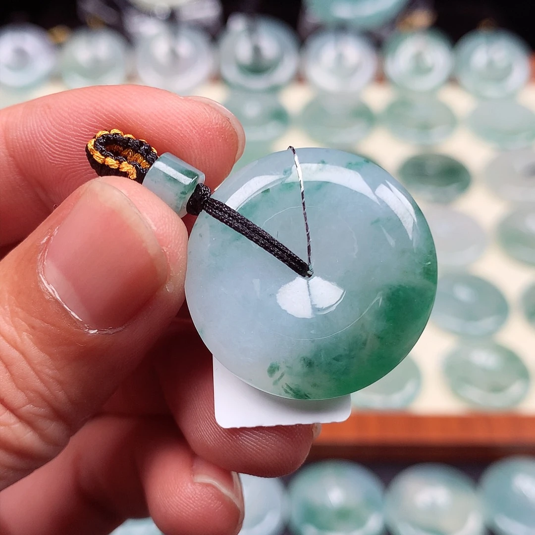 颈饰未镶嵌翡翠27.2-5.8mm