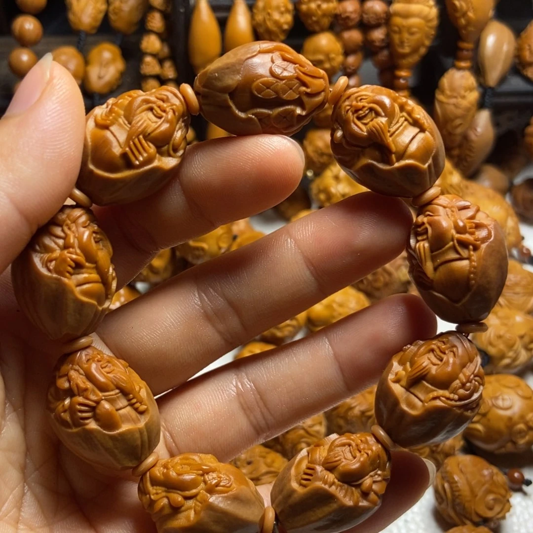 【闪购商品】橄榄核手串/手链包衣财神