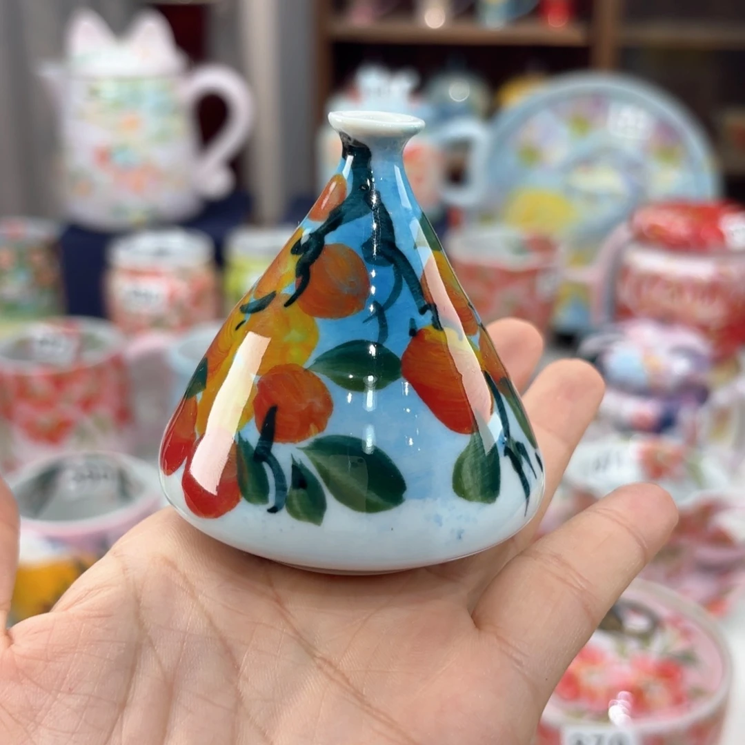 景德镇手绘高温釉下彩陶瓷茶具