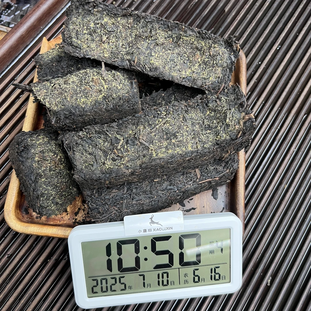 安化黑茶 茯砖 小鹿收茶 7月10