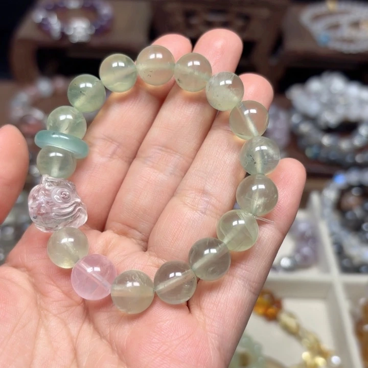 水晶手链未镶嵌咸*王金薇薇