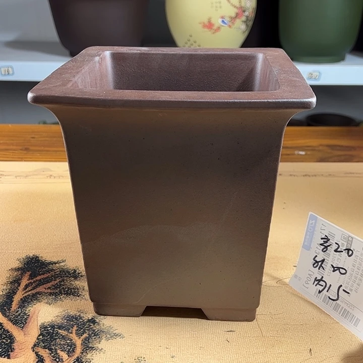 紫砂花盆紫砂兰花盆15