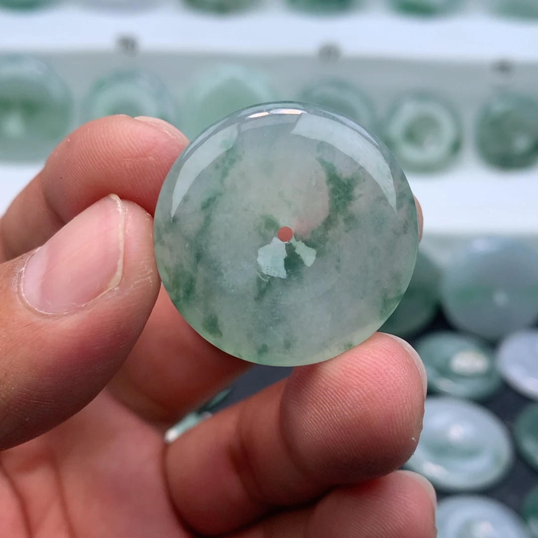 翡翠未镶嵌颈饰缅甸天然A货翡翠30.1-5.6