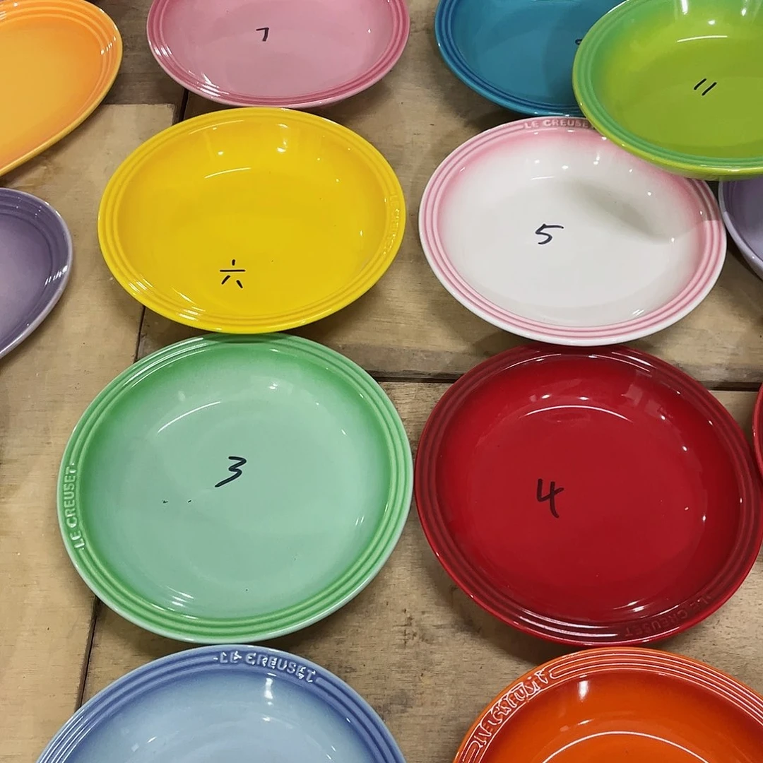 瓷片微瑕陶瓷餐具2个装精品