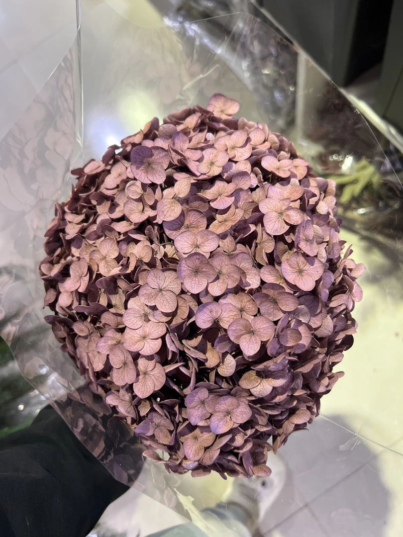 永生花绣球干花居家风格插花摆件