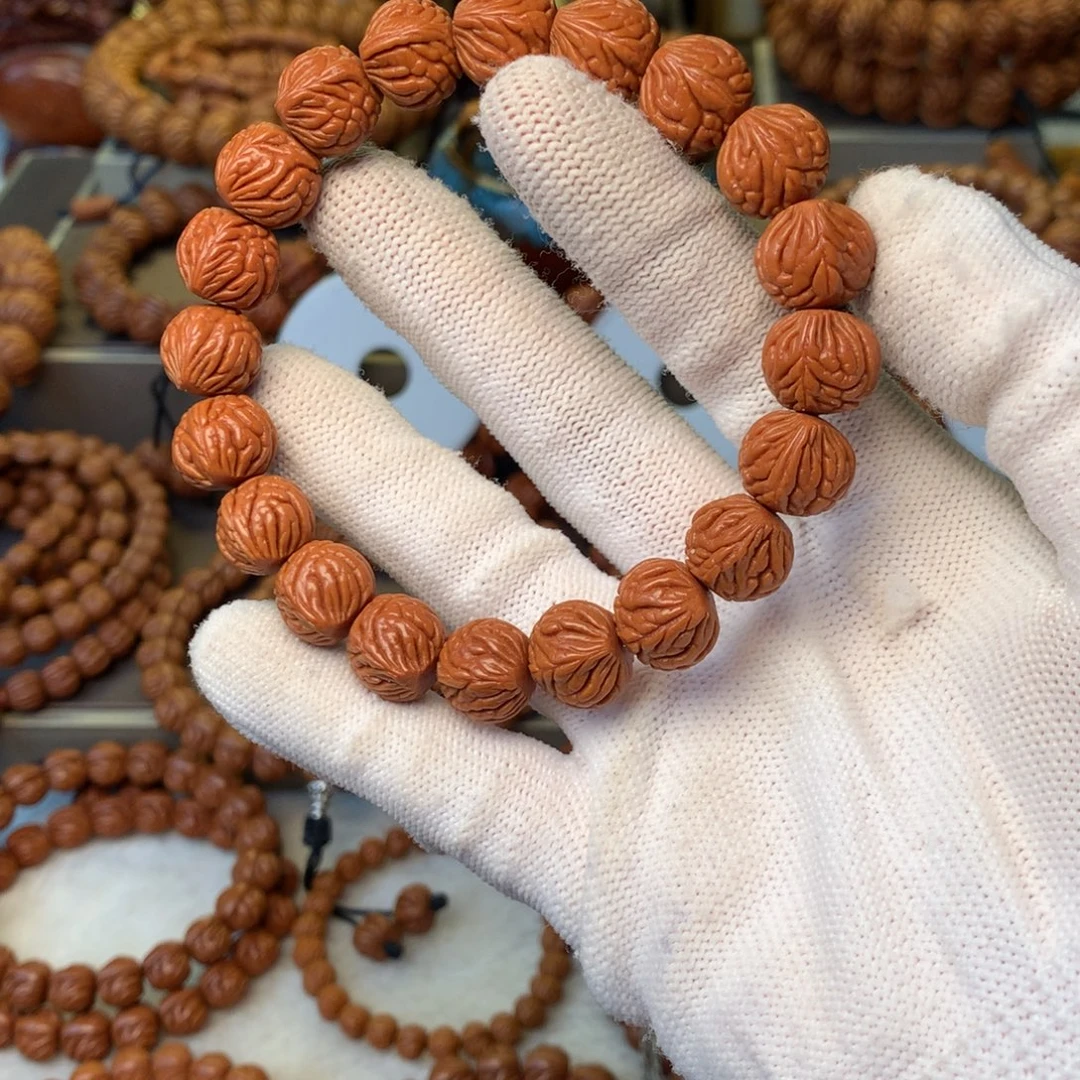 手串桃核秦岭龙纹