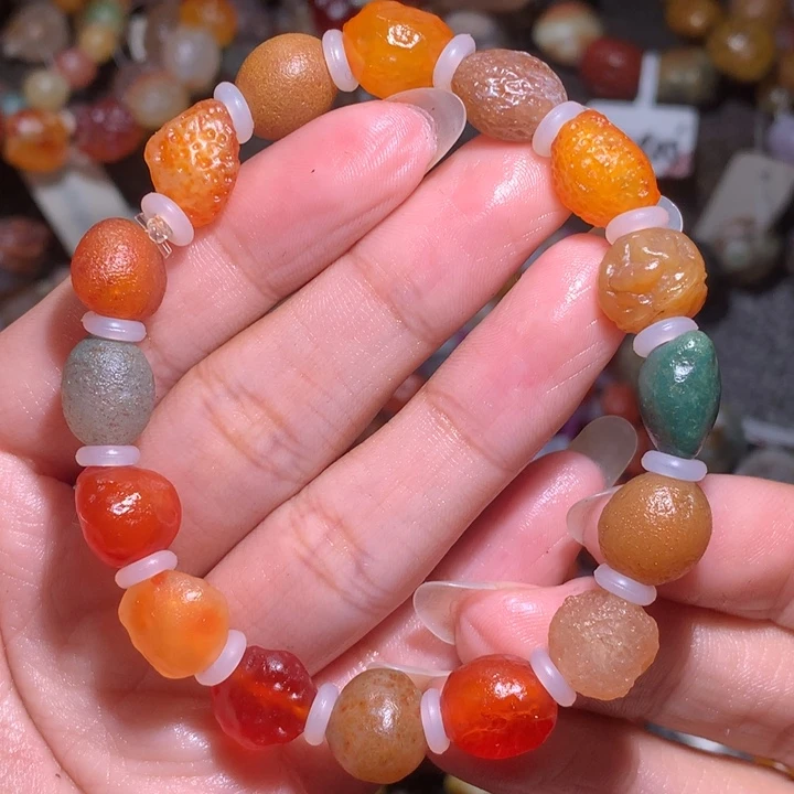 未镶嵌玛瑙/玉髓珠宝半成品