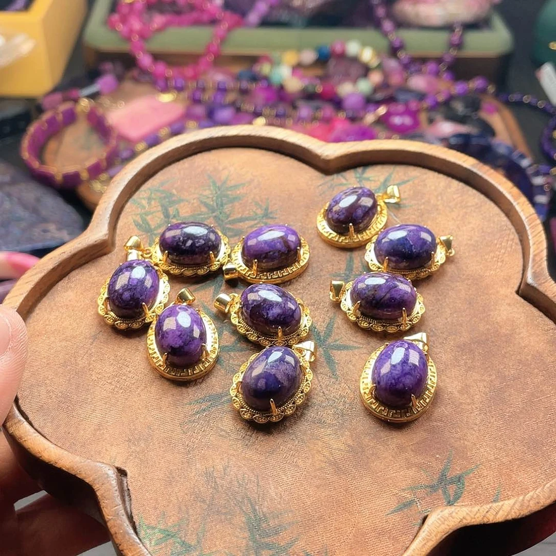 毛绒kc043带链子丝绒紫