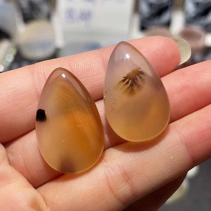 玛瑙/玉髓未镶嵌吊坠(不含链)